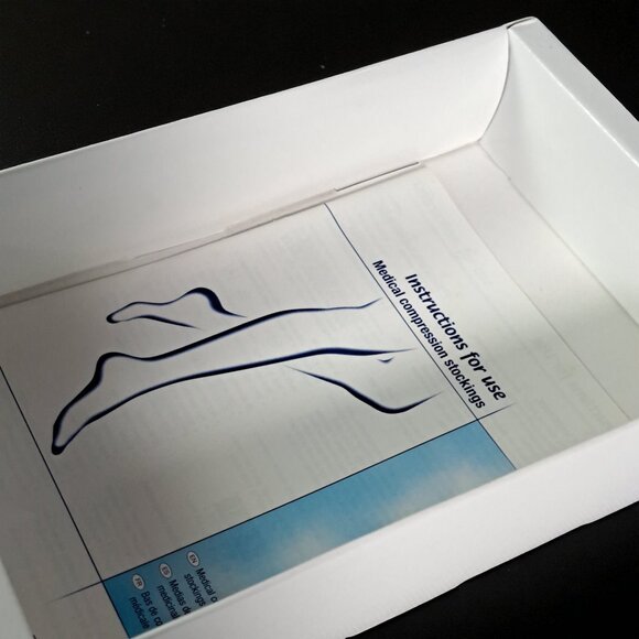 Jobst forMen Mens Compression Thigh Socks 20-30 mmhg Supports Therapeutic Closed - Picture 9 of 16